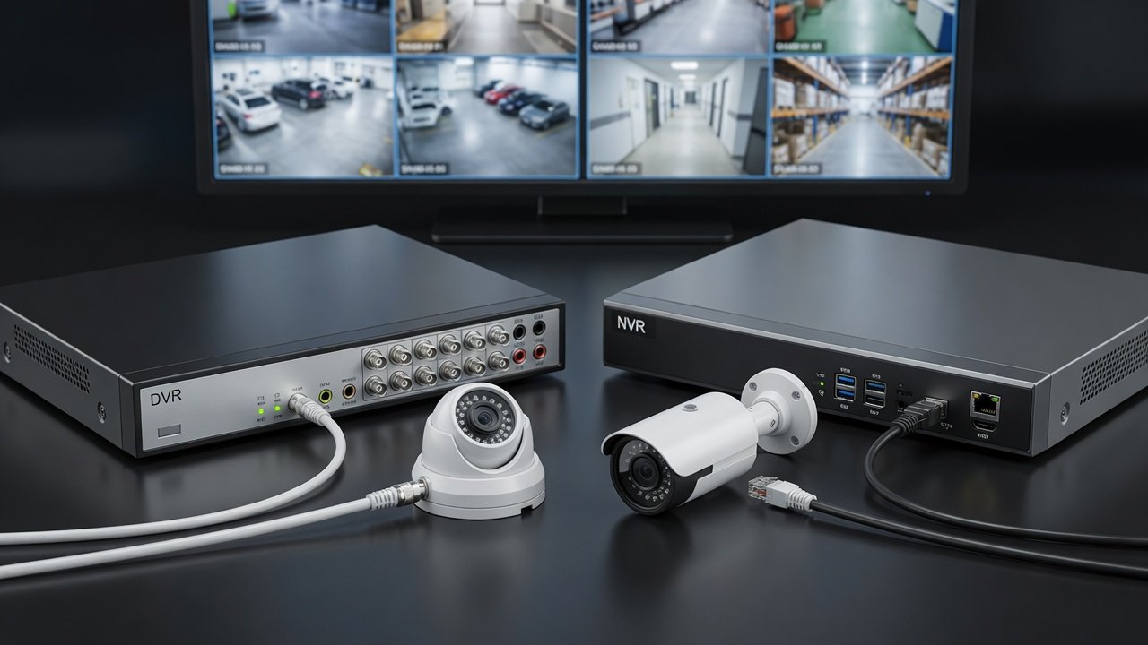 DVR ou NVR: qual escolher para seu sistema de câmeras?